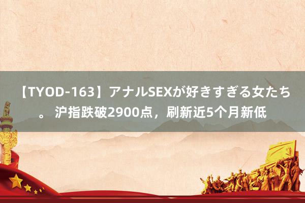 【TYOD-163】アナルSEXが好きすぎる女たち。 沪指跌破2900点，刷新近5个月新低