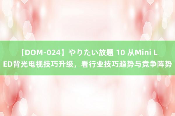 【DOM-024】やりたい放題 10 从Mini LED背光电视技巧升级，看行业技巧趋势与竞争阵势