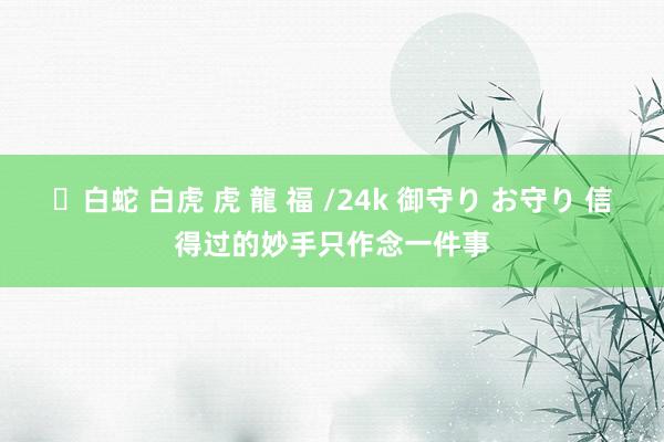 ✨白蛇 白虎 虎 龍 福 /24k 御守り お守り 信得过的妙手只作念一件事