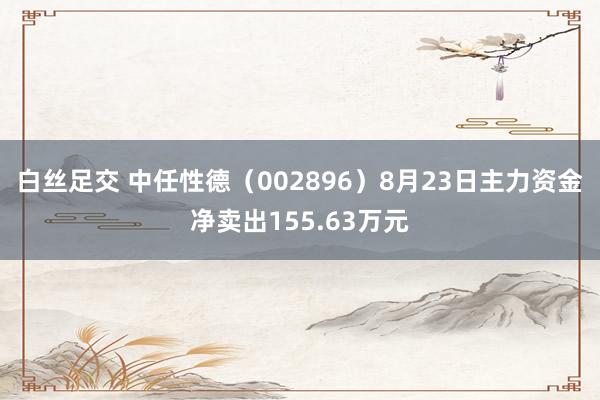 白丝足交 中任性德（002896）8月23日主力资金净卖出155.63万元